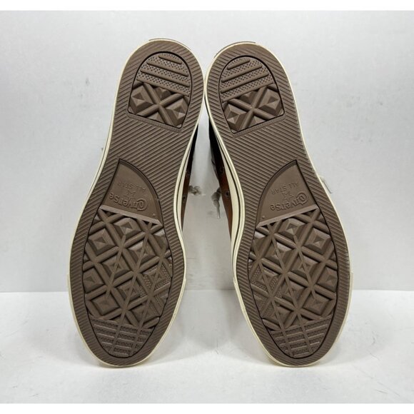 Converse Leather All-Star Chuck Taylor Street 136420C Brown Mid Top Men's Sz 11 - Picture 7 of 9